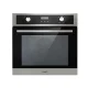 Devanti 80L Electric Built-In Wall Oven - Stainless Steel, Convection Grill, 8 Auto Functions, Easy Clean, 2200W