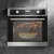 Devanti 80L Electric Built-In Wall Oven - Stainless Steel, Convection Grill, 8 Auto Functions, Easy Clean, 2200W