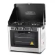Devanti Portable Gas Oven and Stove, Stainless Steel, Silver, 53.5x30x46cm, Outdoor Cooking, LPG Compatible