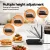 Devanti 3-in-1 Sandwich Maker: 1000W Steak Grill, Non-Stick Plates, Adjustable Height, Stainless Steel, Compact Design
