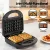 Devanti 3-in-1 Sandwich Waffle Panini Press Grill 850W - Stainless Steel, Non-Stick, Space-Saving Design & Easy Cleanup