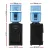 Devanti Countertop 22L Water Cooler Dispenser, 3-Tap, 7-Stage Filter, Hot/Cold/Room Temp, Black, Food-Grade Plastic