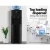 Devanti 22L Black Water Cooler Dispenser Stand with 7-Stage Filtration, Hot & Cold Taps, Child Lock & Storage Cabinet