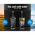 Devanti Water Cooler Dispenser, Metal & Plastic, Black, 30x30x87.5cm, Hot & Cold Dual Taps, Child-Lock Safety