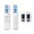 Devanti 22L Water Cooler Dispenser Stand White with 7-Stage Filtration, Dual Taps, Child Lock & Storage Cabinet