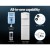 Devanti 22L Water Cooler Dispenser, White - 7-Stage Filtration, Dual Taps, Child Lock, Hot/Cold, Food-Grade Plastic