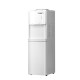 Devanti Water Cooler Dispenser, Metal & Plastic, White, 27x30x86.5cm, Hot & Cold Taps, Child-Lock, Storage Cabinet