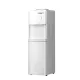 Devanti Water Cooler Dispenser, Metal & Plastic, White, 27x30x86.5cm, Hot & Cold Taps, Child-Lock, Storage Cabinet