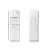 Devanti Water Cooler Dispenser, Metal & Plastic, White, 27x30x86.5cm, Hot & Cold Taps, Child-Lock, Storage Cabinet