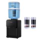 Devanti 22L Bench Top Water Cooler Dispenser, Black - Hot & Cold, 7-Stage Purifier, Child-Lock, Safety Features Devanti 22L Bench Top Water Cooler Dispenser, Black - Hot & Cold, 7-Stage Purifier, Child-Lock, Safety Features