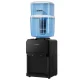 Devanti 22L Black Water Cooler Dispenser - Desktop Model with 7-Stage Filtration, Dual Hot/Cold Taps, Child-Lock Safety