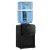 Devanti 22L Black Water Cooler Dispenser - Desktop Model with 7-Stage Filtration, Dual Hot/Cold Taps, Child-Lock Safety