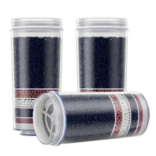 Devanti 7-Stage Water Filter 3-Pack, 3000L Purification, Mineralizes Water, Food-Grade Plastic, 1-Year Warranty