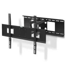 Artiss Full Motion TV Wall Mount Bracket 32"-70" | Dual Strong Arms, Tilt & Swivel, 50kg Capacity, Black Iron Frame