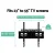 Artiss TV Wall Mount Bracket 23"-55" | Full Motion Dual Arms | 50kg Capacity | Tilt & Swivel | Powder-Coated Iron