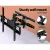 Artiss TV Wall Mount Bracket 23"-55" | Full Motion Dual Arms | 50kg Capacity | Tilt & Swivel | Powder-Coated Iron