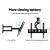 Artiss TV Wall Mount Bracket 23"-55" | Full Motion, Strong Iron Arms, 180° Swivel, 25kg Capacity, Easy Install