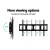 Artiss TV Wall Mount Bracket for 42"-90" TVs, Black Powder-Coated Metal, 15° Tilt, Fits VESA 100x100 to 800x