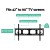 Artiss TV Wall Mount Bracket for 42"-90" TVs, Black Powder-Coated Metal, 15° Tilt, Fits VESA 100x100 to 800x