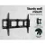 Artiss TV Wall Mount Bracket for 42"-90" TVs, Black Powder-Coated Metal, 15° Tilt, Fits VESA 100x100 to 800x