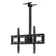 Artiss Full Motion TV Wall & Ceiling Mount Bracket for 32"-75" LED LCD TVs, 360° Rotatable, Black Iron, 50kg Capacity