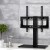 Artiss TV Stand Mount Bracket with Swivel for 32"-55" LED LCD, Black Metal Frame & Tempered Glass Base
