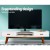 Artiss TV Stand Mount Bracket with Swivel for 32"-55" LED LCD, Black Metal Frame & Tempered Glass Base