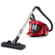 Devanti 2200W Bagless Vacuum Cleaner, Red, Multi-Cyclonic System, HEPA Filter, Adjustable Suction Power