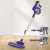 Devanti 450W Corded Stick Vacuum Cleaner, Handheld Convertible, 15kPa Suction, 4m Cable, Purple/Silver, 1Yr Warranty