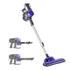 Devanti 450W Corded Stick Vacuum Cleaner, Handheld Convertible, 15kPa Suction, 4m Cable, Purple/Silver, 1Yr Warranty