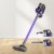 Devanti Cordless Stick Vacuum Cleaner, 150W, Bagless, Purple, HEPA Filter, 35min Run Time, 8000Pa Suction, Lightweight