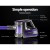 Devanti Cordless Stick Vacuum Cleaner, 150W, Bagless, Purple, HEPA Filter, 35min Run Time, 8000Pa Suction, Lightweight