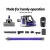 Devanti Cordless Stick Vacuum Cleaner, 150W, Bagless, Purple, HEPA Filter, 35min Run Time, 8000Pa Suction, Lightweight