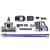 Devanti Cordless Stick Vacuum Cleaner, 150W, Bagless, Purple, HEPA Filter, 35min Run Time, 8000Pa Suction, Lightweight