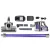 Devanti Cordless Stick Vacuum Cleaner, 150W, Bagless, Purple, HEPA Filter, 35min Run Time, 8000Pa Suction, Lightweight