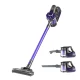 Devanti Cordless Stick Vacuum Cleaner, 150W, Bagless, Purple, HEPA Filter, 35min Run Time, 8000Pa Suction, Lightweight