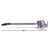 Devanti 150W Cordless Stick Vacuum Cleaner with Motorised Roller Brush, HEPA Filter, LED, 35min – Purple