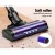 Devanti 150W Cordless Stick Vacuum Cleaner with Motorised Roller Brush, HEPA Filter, LED, 35min – Purple