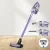 Devanti Cordless 150W Stick Vacuum Cleaner, Purple/Grey - Motorized Roller, HEPA Filter, 25 Min Runtime