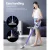 Devanti Cordless 150W Stick Vacuum Cleaner, Purple/Grey - Motorized Roller, HEPA Filter, 25 Min Runtime