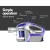 Devanti Cordless 150W Stick Vacuum Cleaner, Purple/Grey - Motorized Roller, HEPA Filter, 25 Min Runtime