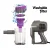 Devanti 500W Corded Stick Vacuum Cleaner, Bagless, 3.8m Cable, HEPA Filter, Convertible Handheld, Purple/Silver