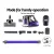 Devanti Cordless Stick Vacuum Cleaner - 150W, 8000Pa Suction, HEPA Filter, 2000mAh Battery, Purple, 35 Min Runtime