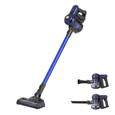 Devanti Stick Vacuum Cleaner Brushless Cordless 250W Blue, 20,000Pa Suction, HEPA Filter, 2 Speeds, 3-in-1 Heads Devanti Stick Vacuum Cleaner Brushless Cordless 250W Blue, 20,000Pa Suction, HEPA Filter, 2 Speeds, 3-in-1 Heads