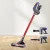 Devanti Stick Vacuum Cleaner Cordless Bagless 150W Red, HEPA Filter, 2-Speed, Lightweight, 35min Runtime, LED Headlight