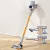 Devanti 300W Golden Cordless Stick Vacuum Cleaner | Self-Standing, Brushless Motor, LED Display, HEPA Filter, 2200mAh