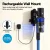 Devanti 350W Brushless Cordless Stick Vacuum Cleaner - Blue, 22KPa Suction, 40 Min Runtime, HEPA Filtration, 0.4L