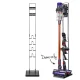 Artiss Freestanding Dyson Vacuum Stand, Cast Iron, 11cm Wide, Portable, No Drill, Fits V6-V11, Black, Easy Assembly