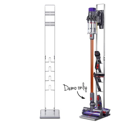 Artiss Freestanding Dyson Vacuum Stand: Cast Iron, No Drilling, Portable, Fits V6-V11 Models, Silver, 11cm Width