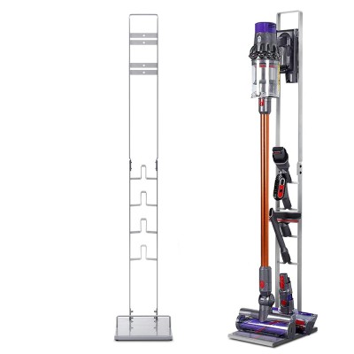 Artiss Freestanding Dyson Vacuum Stand: Cast Iron, No Drilling, Portable, Fits V6-V11 Models, Silver, 11cm Width